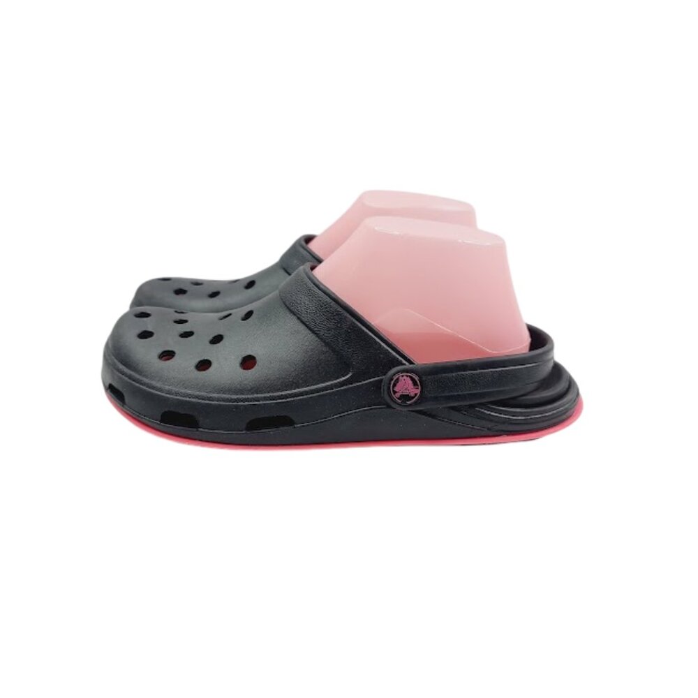 Crocs Women's Black Tone Skylar Outdoor Casual Slip-On Clogs‎ Size 8